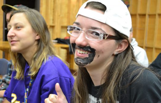 Camp staff training pirate beard