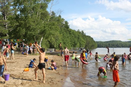 Beach Blast: campers have fun and build connections