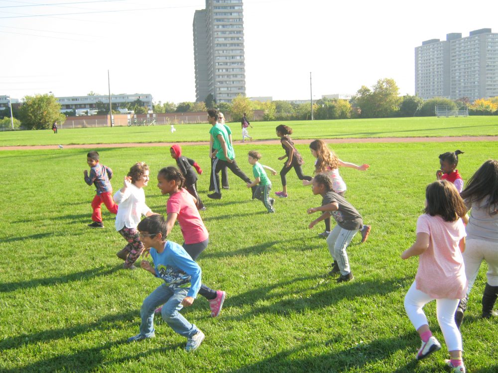 Active games at BLAST Thorncliffe Park