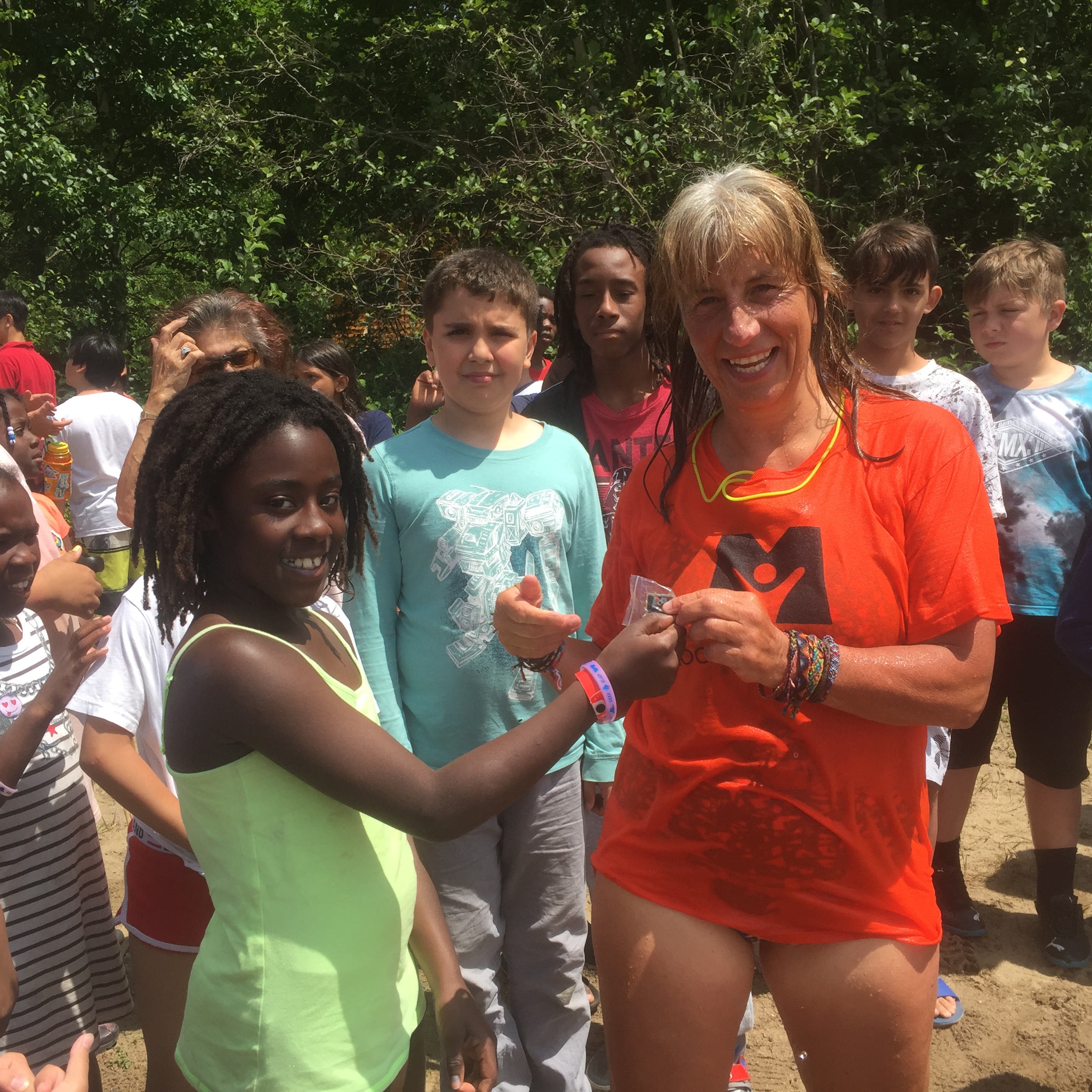 Karin Ibscher and camper