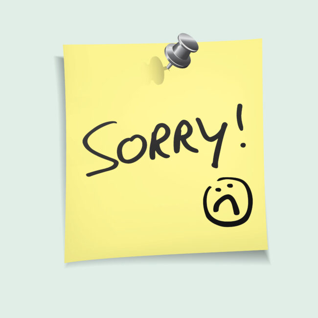 The Ins and Outs of Apologizing