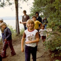 Kawagama Kids on the Trail circa 1975 Kawagama Kids on the Trail circa 1975