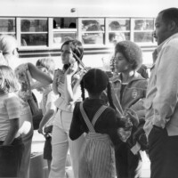 Campers board the bus to Moorelands Camp in the ‘70s Campers board the bus to Moorelands Camp in the ‘70s