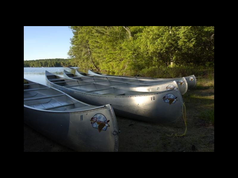 Canoe bay. Lessons are available by request. camp rentals