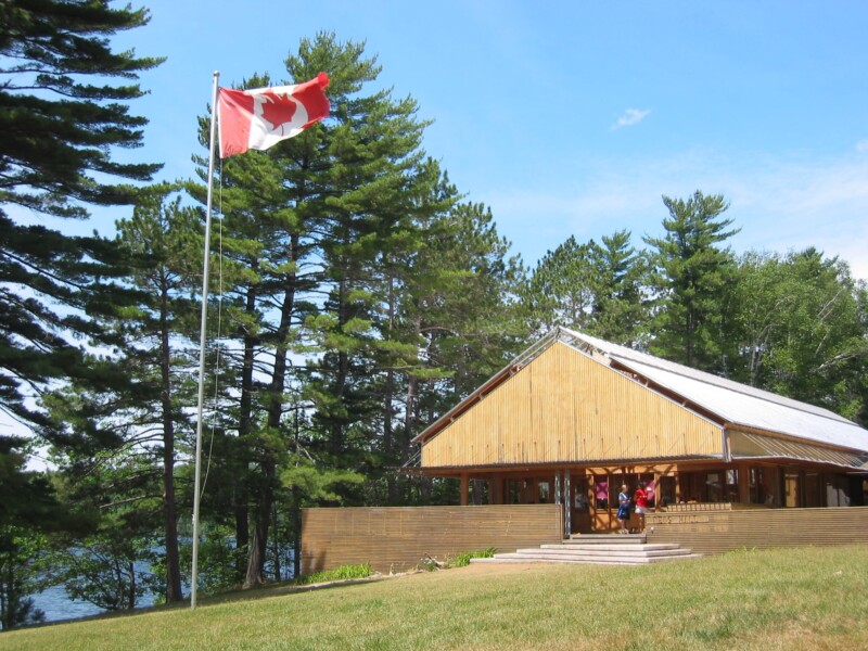 The dining hall can fit up to 200 people in it and serves nutritious meals based on Canada's food guide. camp rentals