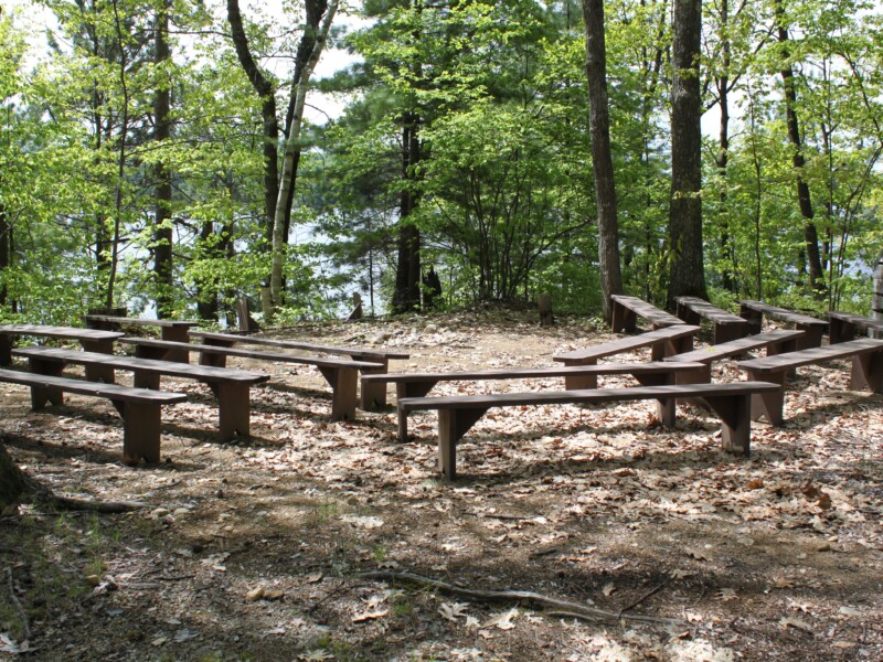 We offer 3 campfire areas throughout camp, one in each cabin area and one near the hub. camp rentals
