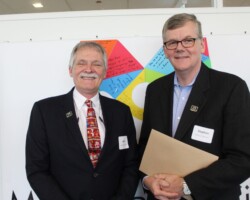 John Shelly and Stephen Stobie, AGM 2019 John Shelly and Stephen Stobie, AGM 2019