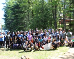 leadership retreat weekend group shot